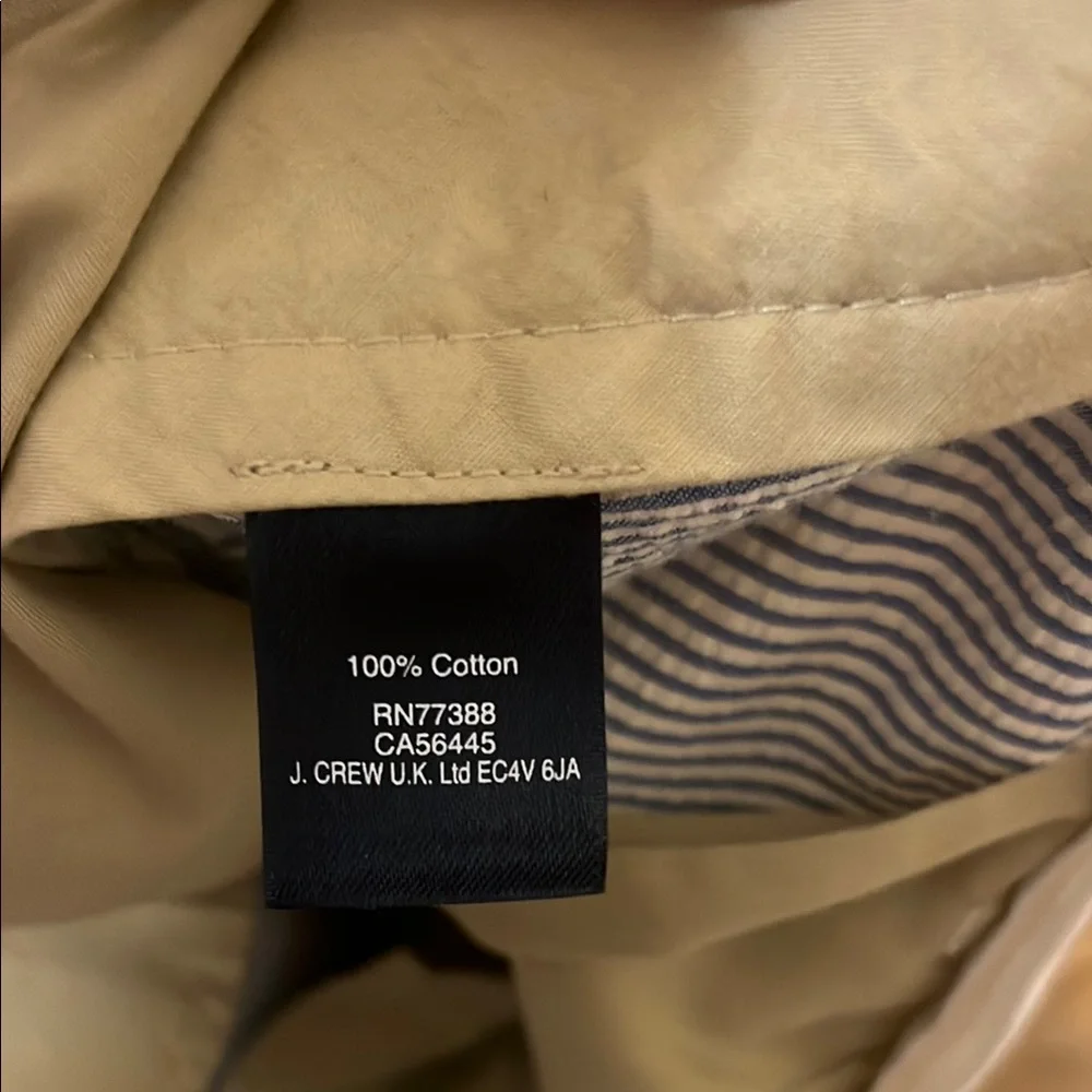 J. Crew Men's Classic Blue and White Pinstripe Pants